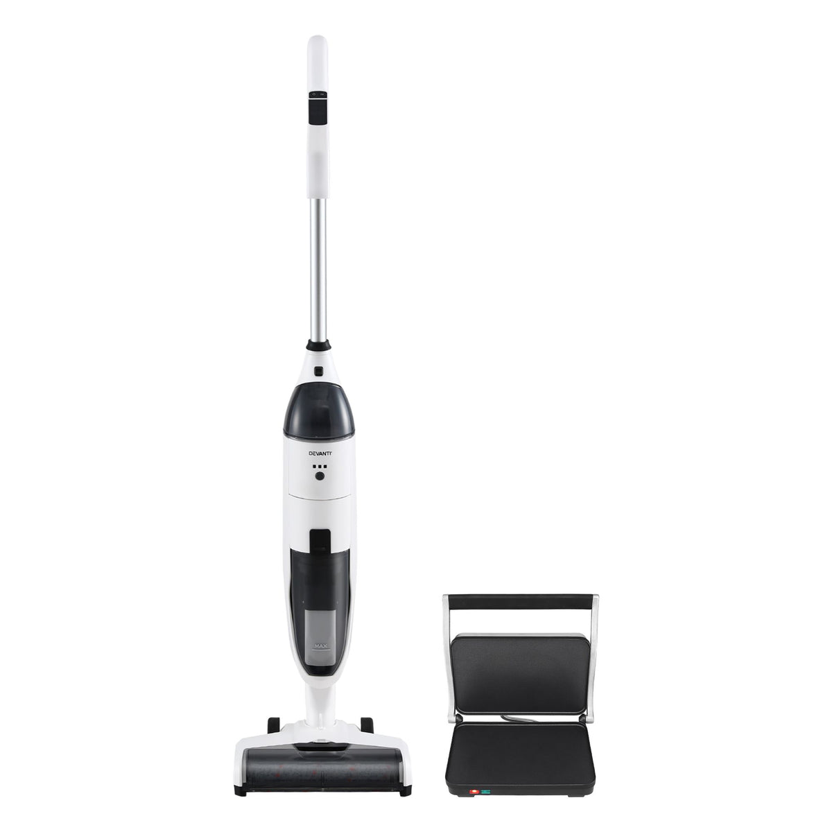 Devanti Cordless Wet Dry Vacuum Mop plus Sandwich Maker Panini Press