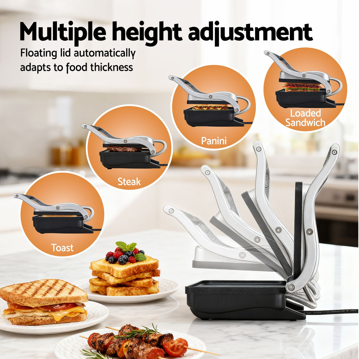 Devanti Cordless Wet Dry Vacuum Mop plus Sandwich Maker Panini Press