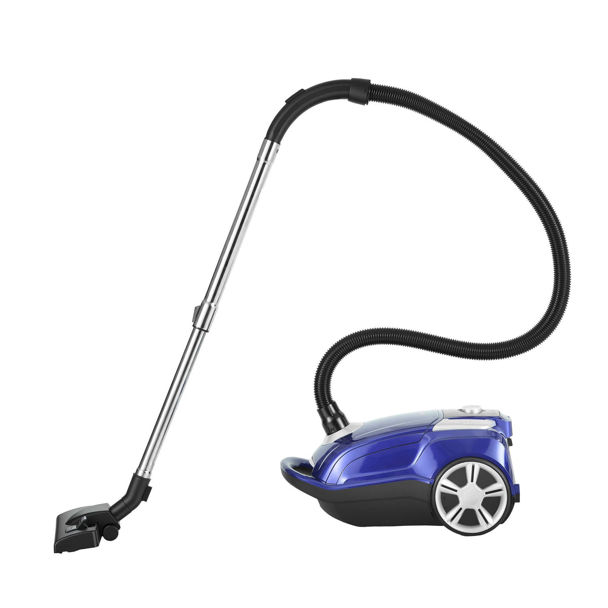 DEVANTI Bagged Vacuum Cleaner Powerful Suction for Carpet Wood - VAC-KB-2108-BU