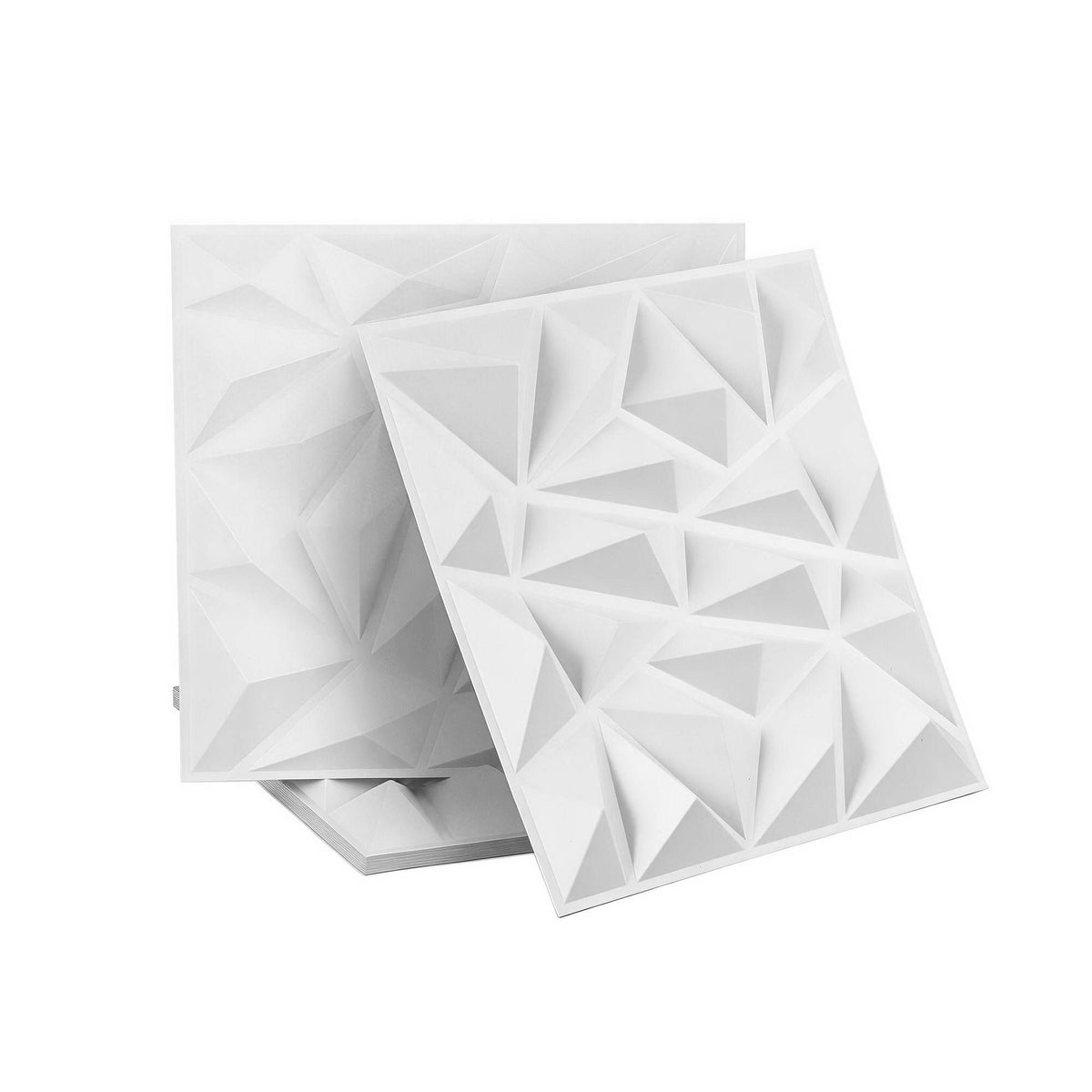 Artiss 3D Wall Panels Diamond PVC Decorative Panels - WP-50X50-15PCS-DIA