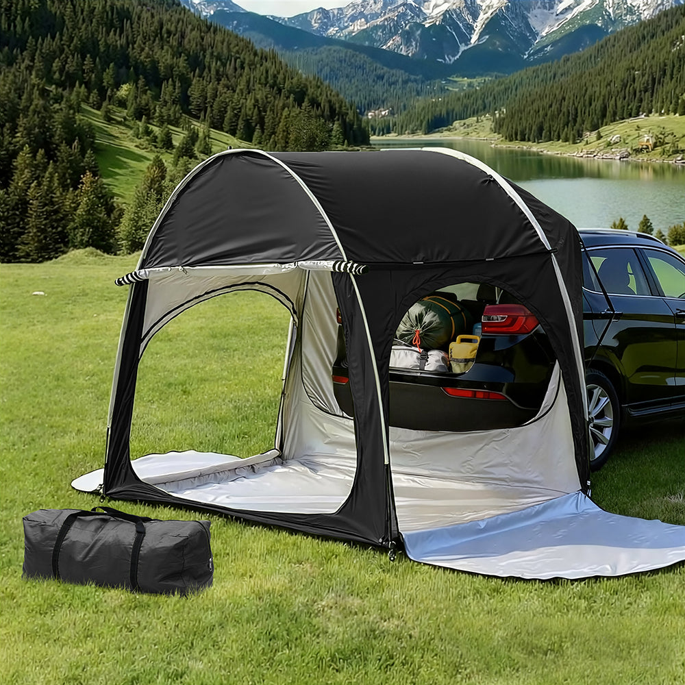 Weisshorn Camping Tent Car SUV Rear Hatchback Tents Canopy - XFEL-TENT-CAR-BK