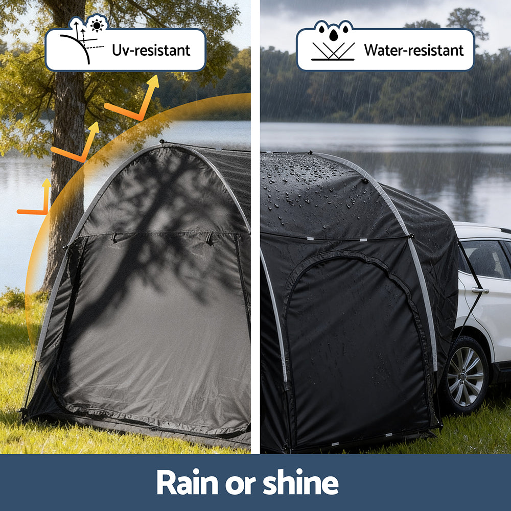 Weisshorn Camping Tent Car SUV Rear Hatchback Tents Canopy - XFEL-TENT-CAR-BK