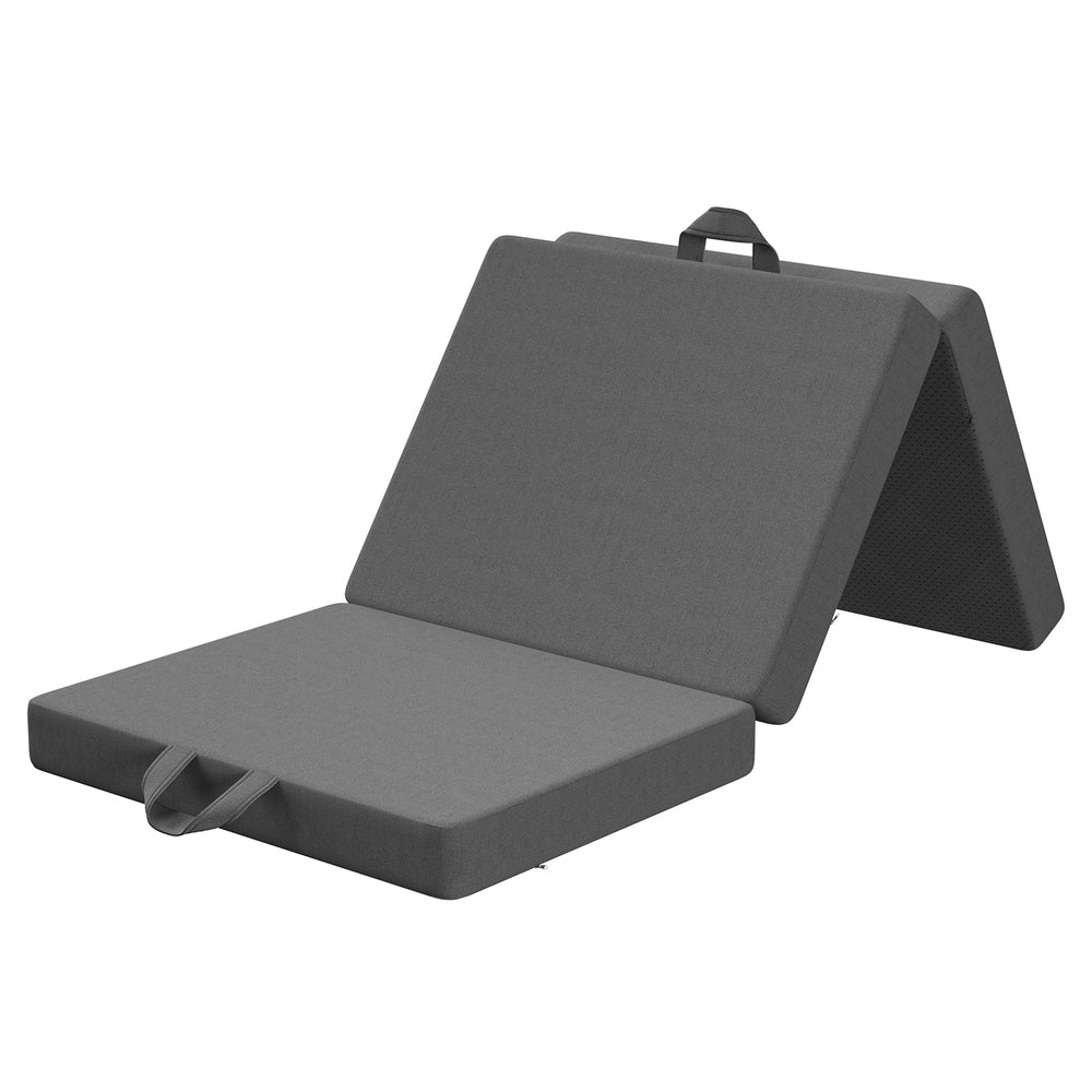 10cm Small King Single BedStory 3-Fold Mattress - XFGH-MA-K-FD-10-SKS-GY