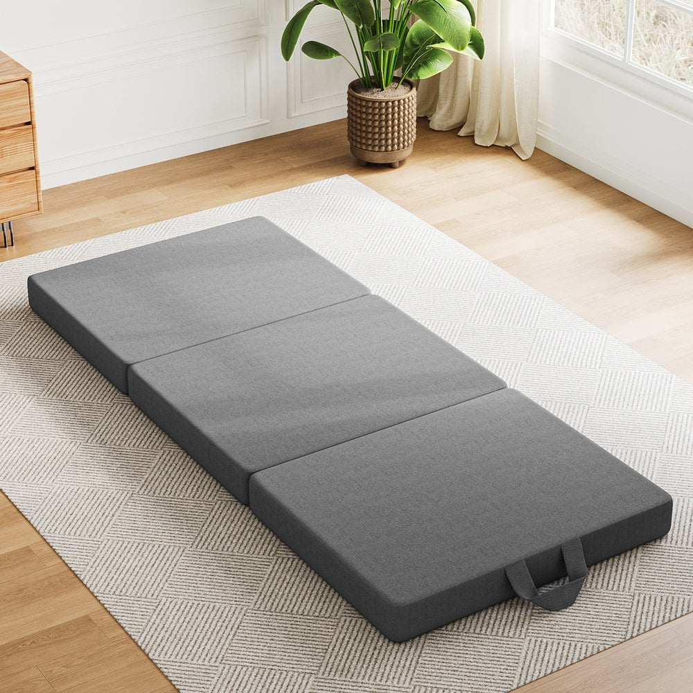 10cm Small Single BedStory 3-Fold Mattress Folding - XFGH-MA-K-FD-10-SS-GY