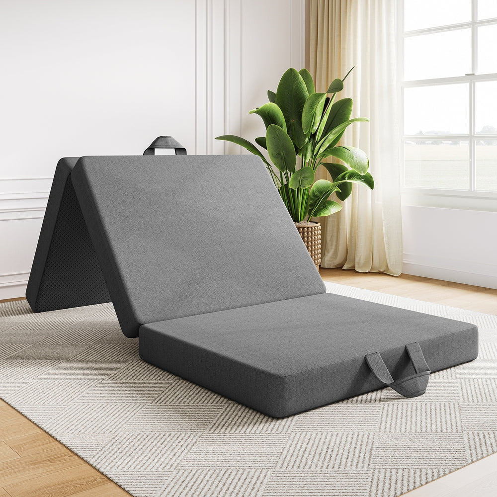 15cm Small Single BedStory 3-Fold Mattress Folding Foam - XFGH-MA-L-FD-15-SS-GY