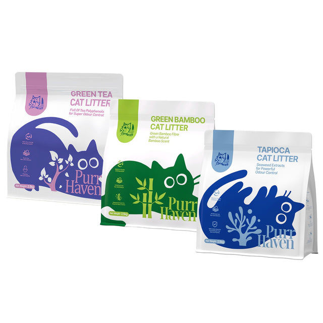 Purrhaven Tapioca Clumping Cat 7 5 3 Absorption Non Toxic Formula Model 3MIX