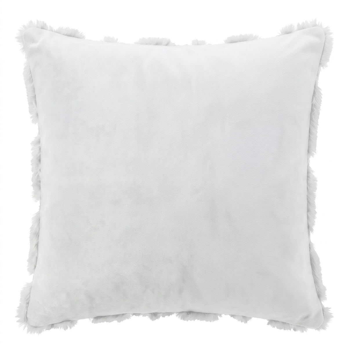 Jingle Jollys Christmas Tree Pillow 2 Packs Soft Fur Throw White 45 x 45cm x