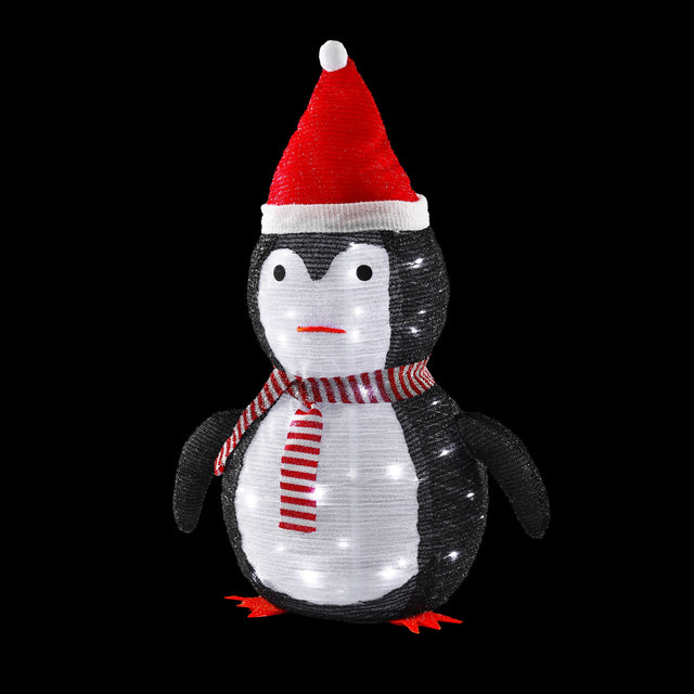 Jingle Jollys Lighted Christmas Penguin Display 70cm