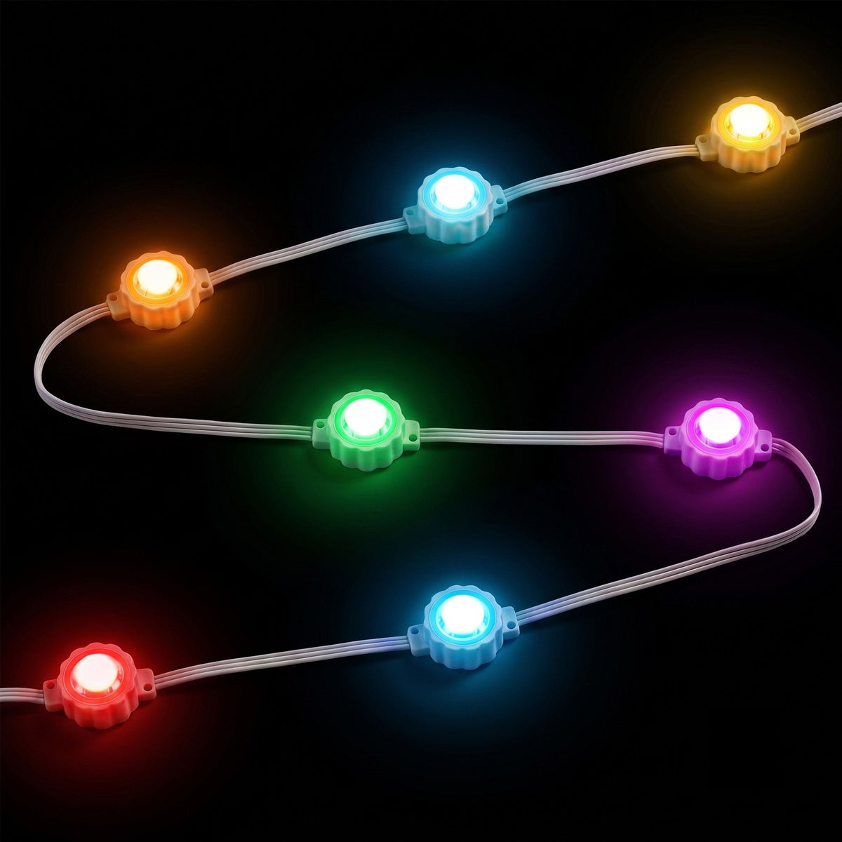 Jingle Jollys 15M Christmas Lights Permanent String Eaves Light 36 LED
