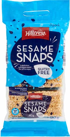 Hillcrest Sesame Snaps (120 gs)