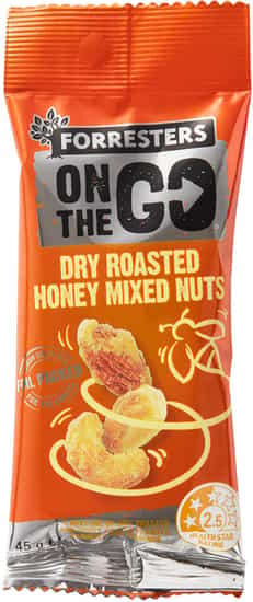 Forresters On The Go Dry Roasted Honey Mixed Nuts (45 gs)