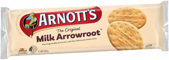 Arnott's Milk Arrowroot Original Biscuits (250 gs)