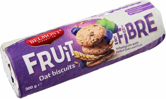Belmont Biscuit Co. Fruit & Fibre Oat Biscuit (300 gs)