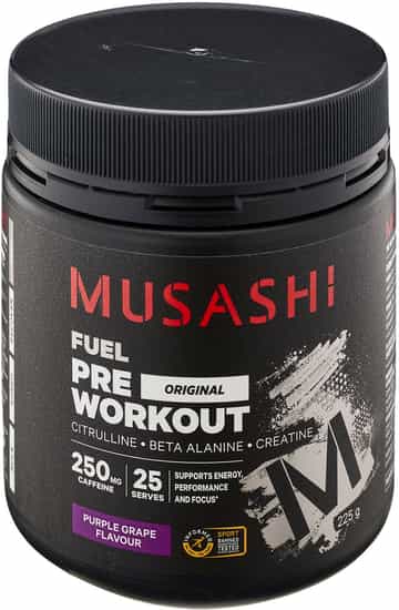 Musashi Pre Workout Purple Grape Protein Powder (225 gs)