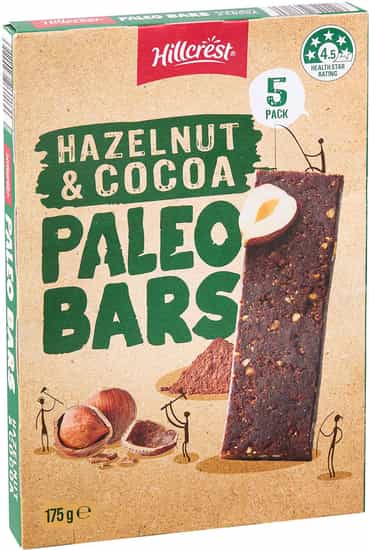 Hillcrest Hazelnut & Cocoa Paleo Bar (175 gs)