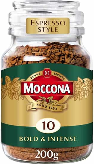 Moccona Espresso Style Bold & Intense Freeze Dried Instant Coffee (200 gs)