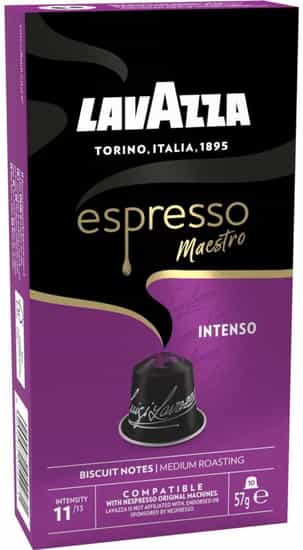 Lavazza Espresso Intenso Nespresso Compatible Coffee Pods (10 pks)
