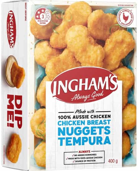 Ingham's Tempura Chicken Breast Nuggets (400 gs)