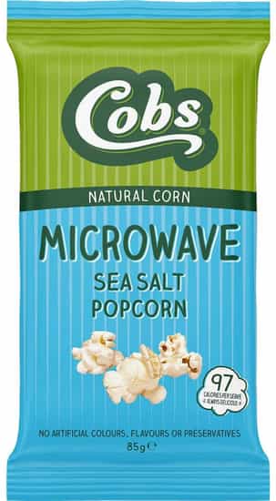 Cobs Sea Salt Microwave Popcorn (85 gs)