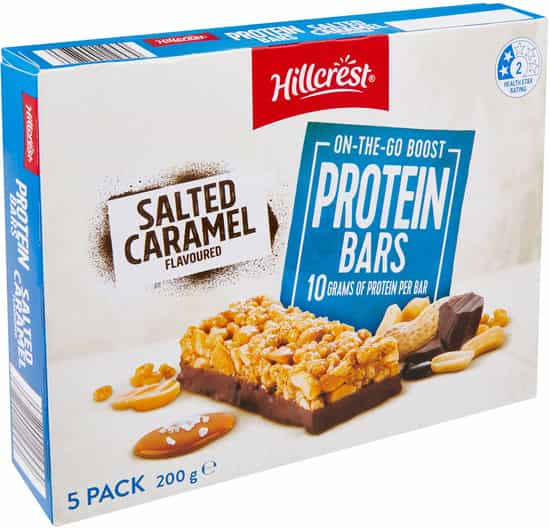 Hillcrest Salted Caramel Protein Bars (200 g 5 pks)