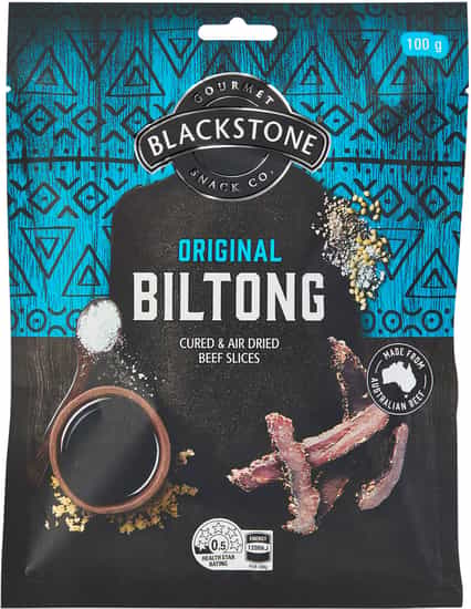 Blackstone Gourmet Snack Co. Biltong Original (100 gs)