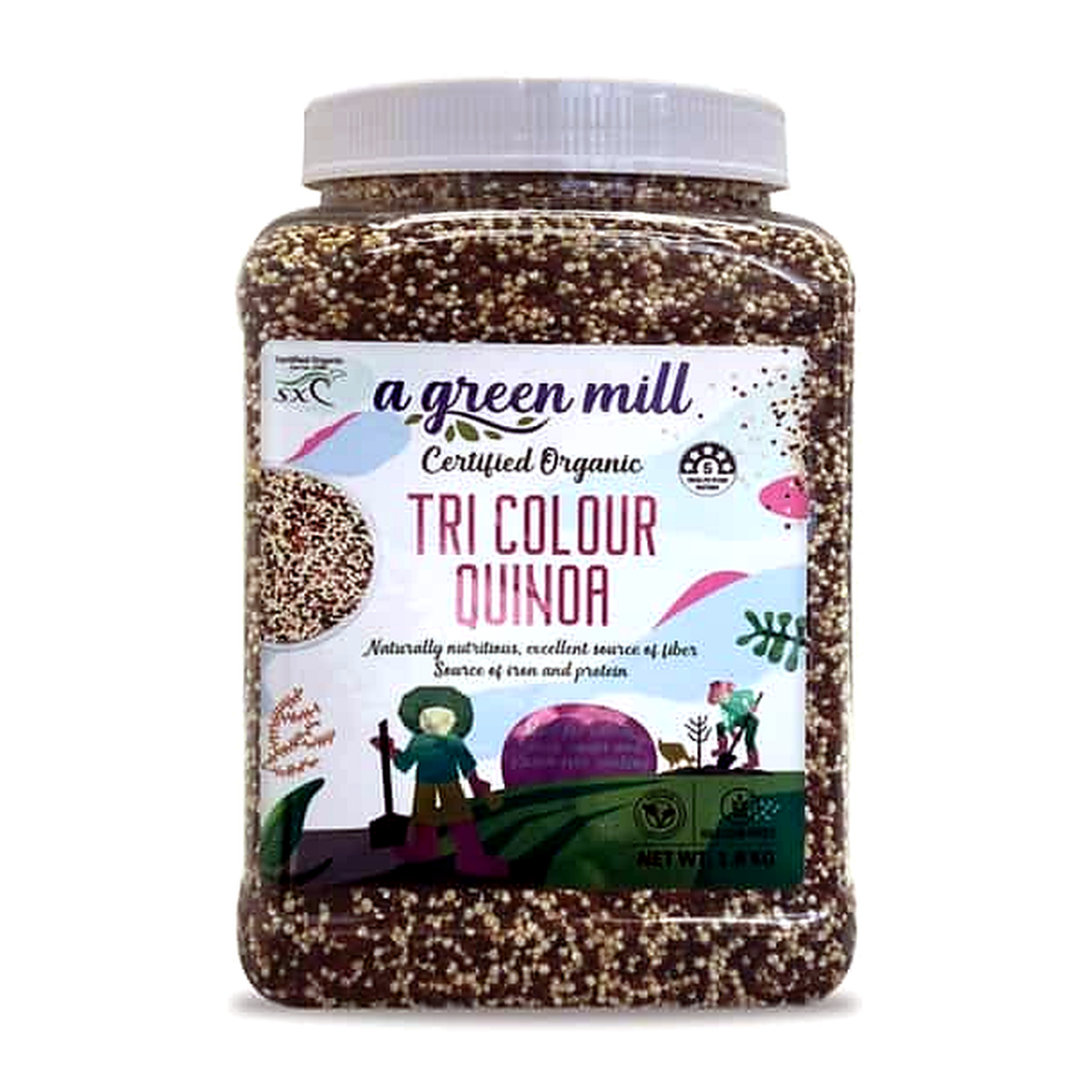 A Green Mill Organic Tri Colour Quinoa (1.8 kg)