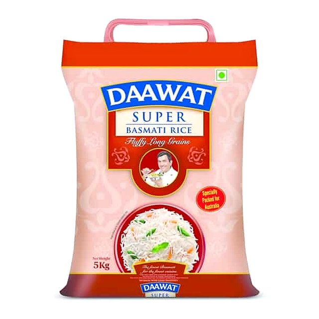 Daawat Super Basmati Rice (5 kg)