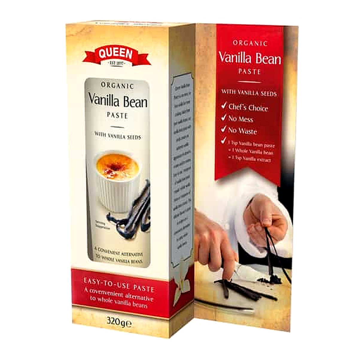 Queen Organic Vanilla Bean Paste (320 g)