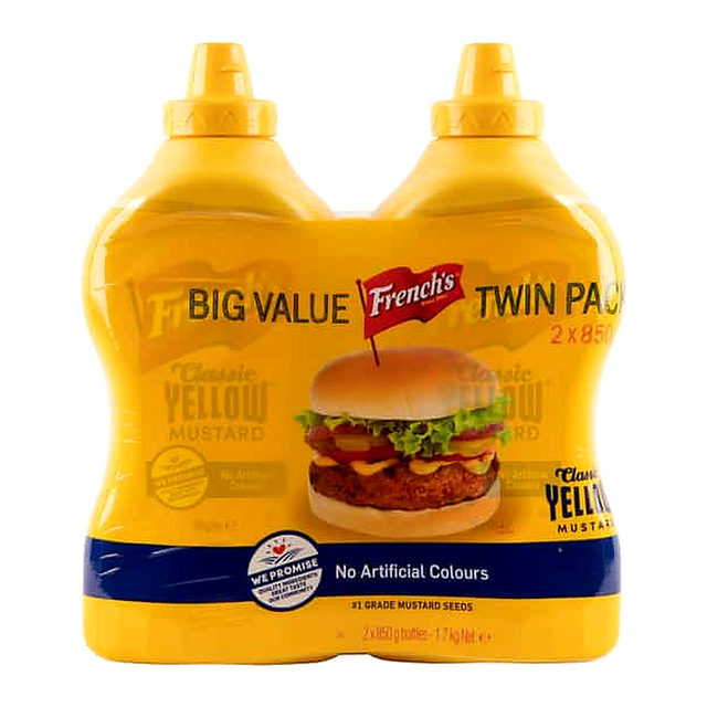 French’s Classic Yellow Mustard (850 g x 2 pk)