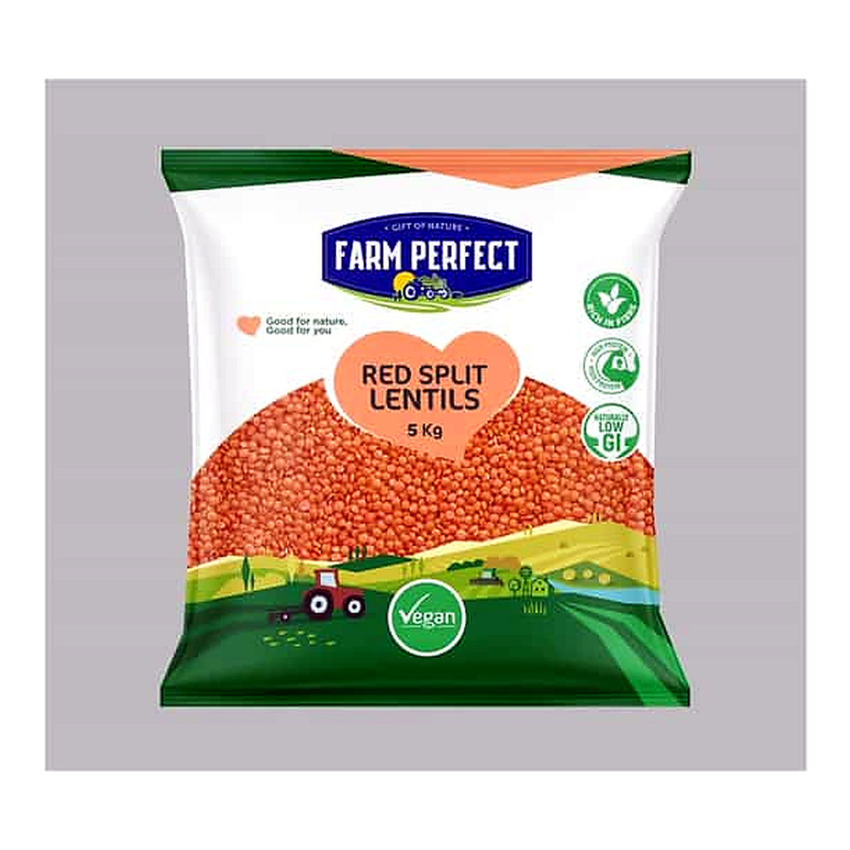 Farm Perfect Red Split Lentils (5 kg)