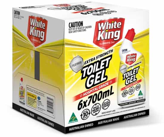 White King Toilet Gel (700 ml x 6 pk)