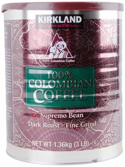 Kirkland Signature 100% Supremo Ground Beans Coffee (1.36 kg)