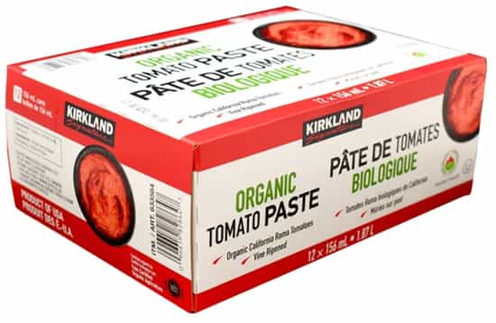 Kirkland Signature Organic Tomato Paste 12 x 170g