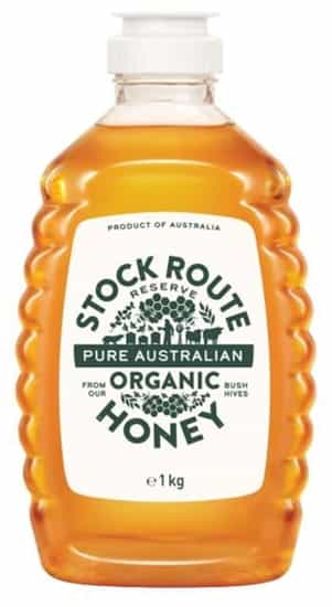 Stock Route Organic Australian Honey (1 kg x 2 pk)