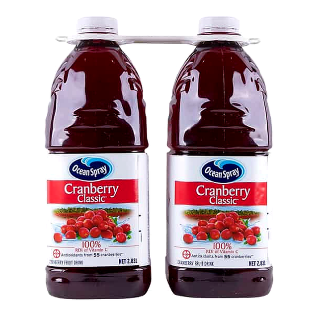 Ocean Spray Cranberry Fruit Drink Bottles (2.83 L x 2 pk)