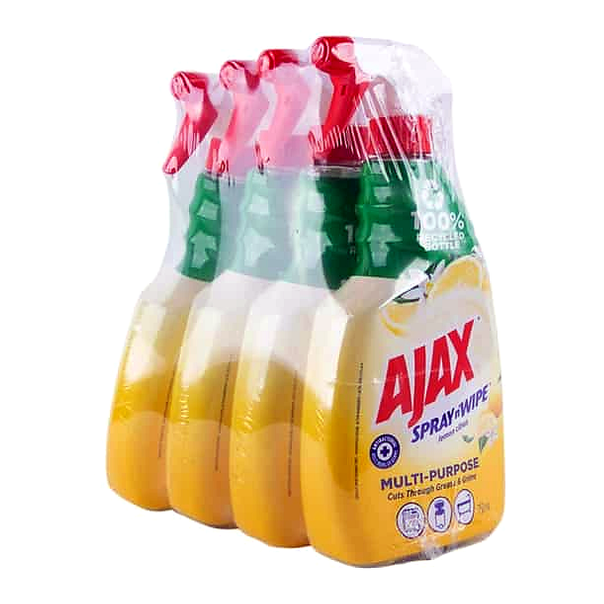 Ajax Spray & Wipes (750 ml x 4 pk)