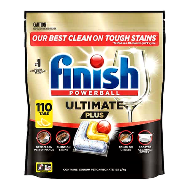 Finish Ultimate Plus Dishwashing Capsules (110 ct)