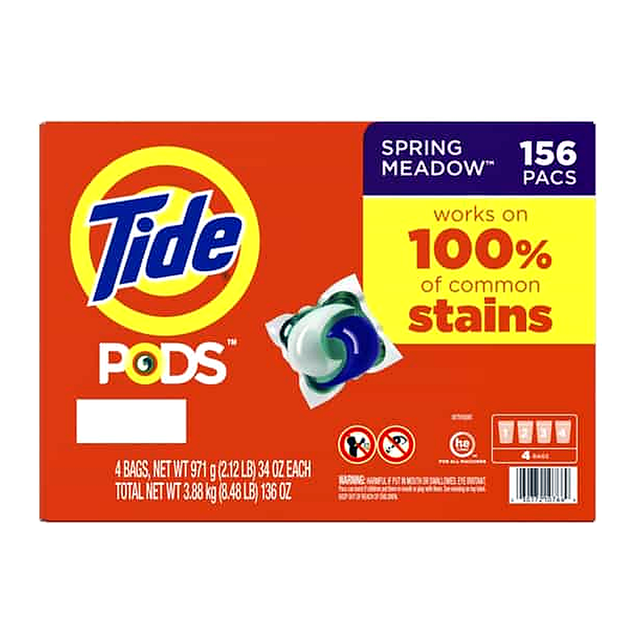 Tide Laundry Detergent Pods (156 pk)