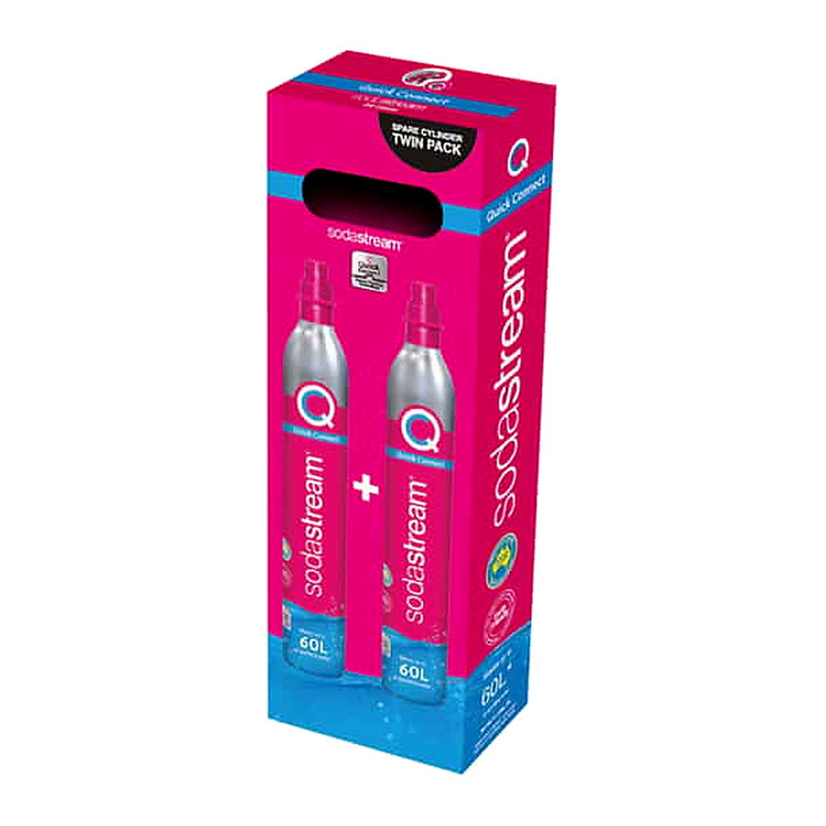 Sodastream CQC Gas Cylinders (60 L x 2 pk)