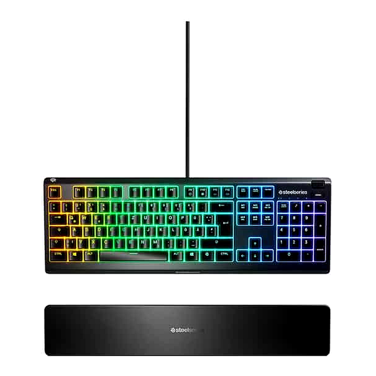 Steelseries Apex 3 Black Gaming Keyboard (1 ea)