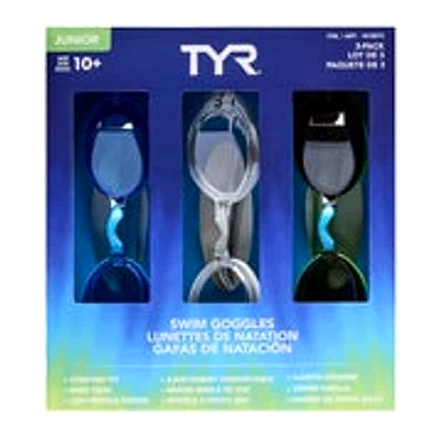 TYR Junior Goggles (3 pk)