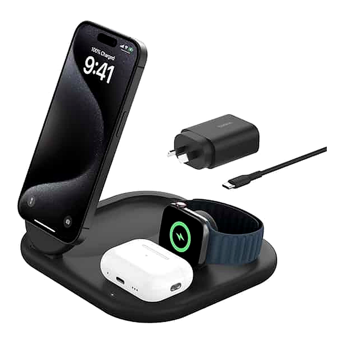 Belkin 3 in 1 Magnetic Foldable Wireless Charger (1 ea)