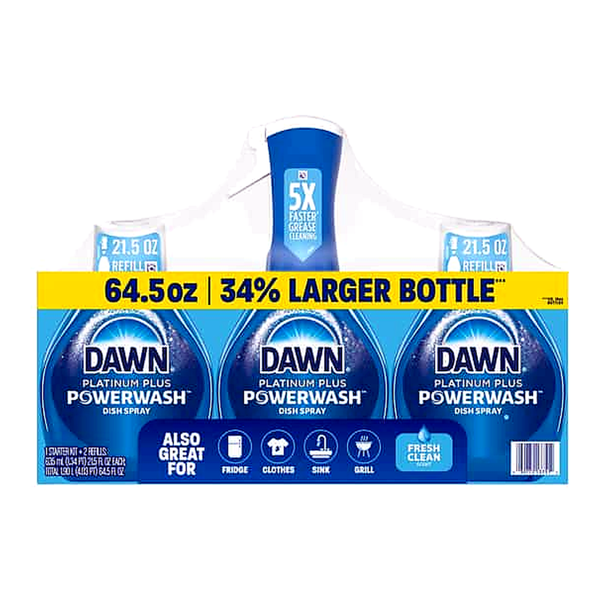 Dawn Ultra Platinum Plus Powerwash (635 ml x 3 pk)