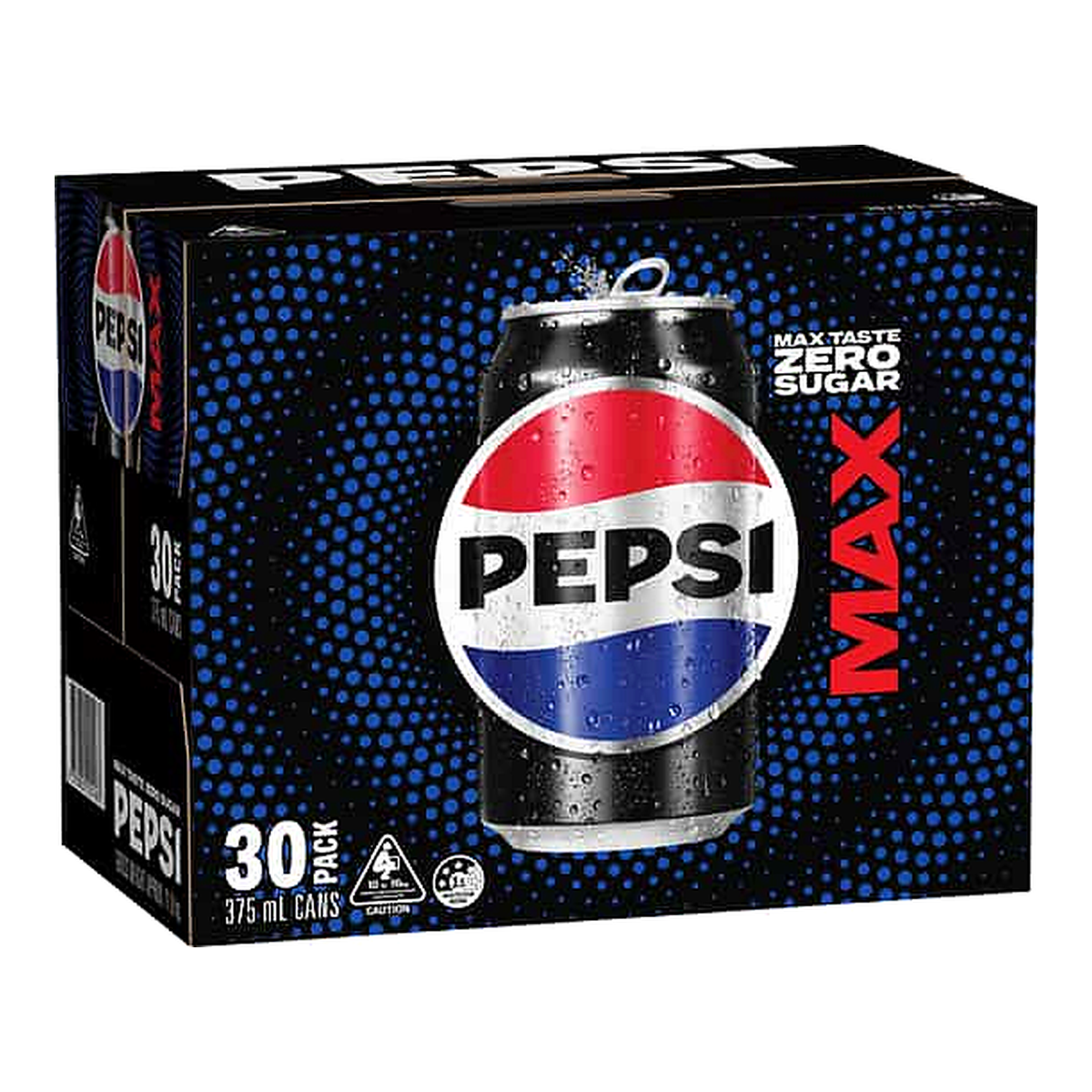 Pepsi Max Zero Sugar Soda Cans (375 ml x 30 pk)