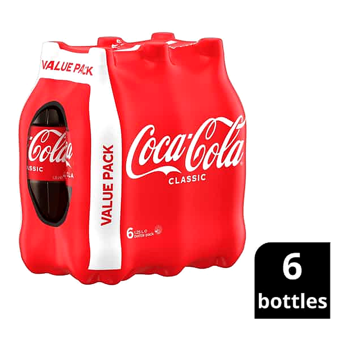 Coke Soda Bottles (1.25 L x 6 ct)