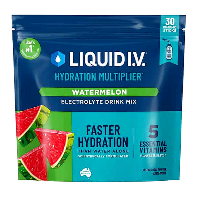 Liquid I.V. Hydration Multiplier Watermelon Electrolyte Drink Mix Sachets (30 pk)