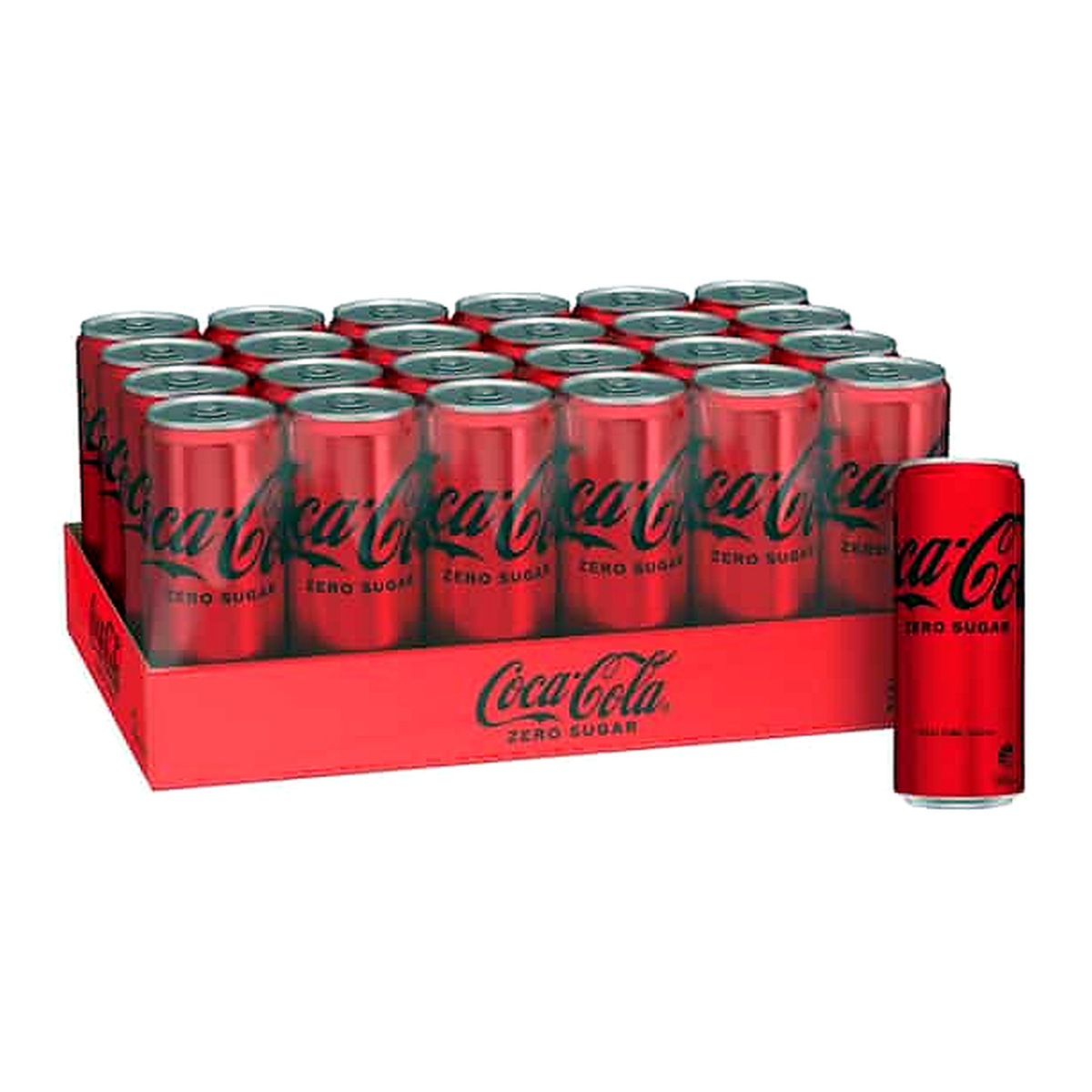 Coke Zero Sugar Soda Mini Cans (250 ml x 24 pk)