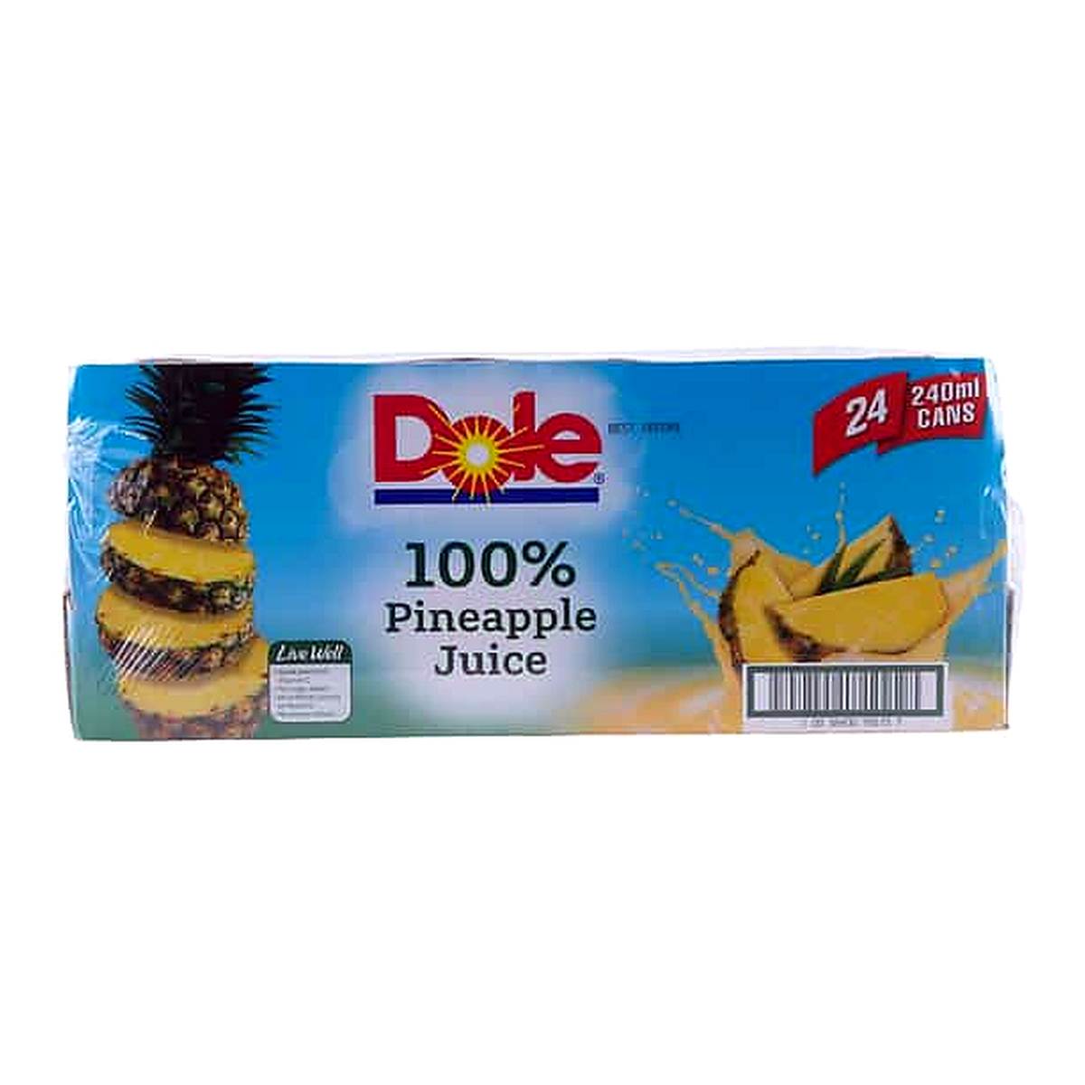 Dole 100% Pineapple Juice Cans (240 ml x 24 pk)