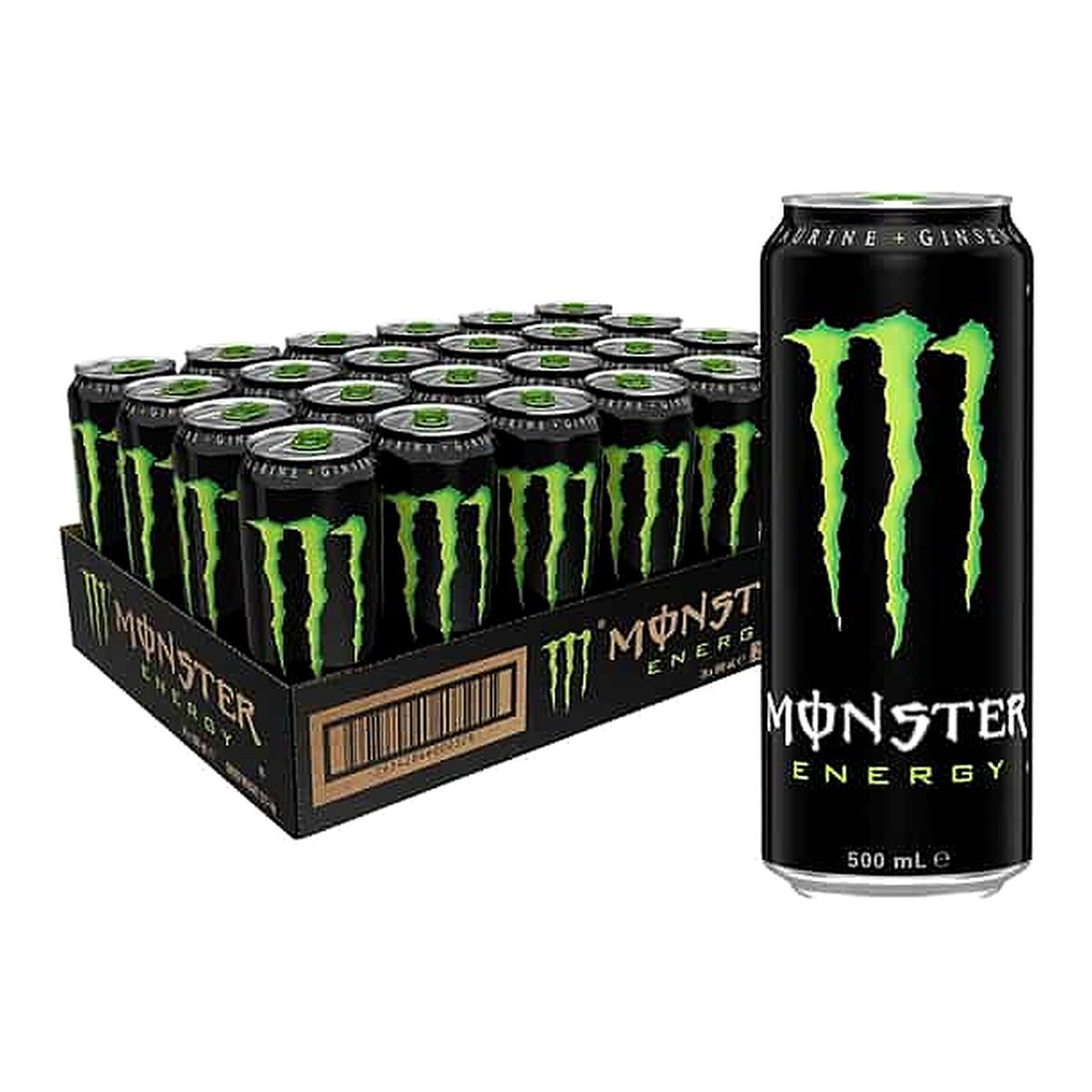 Monster Green Energy Drink Cans (500 ml x 24 pk)