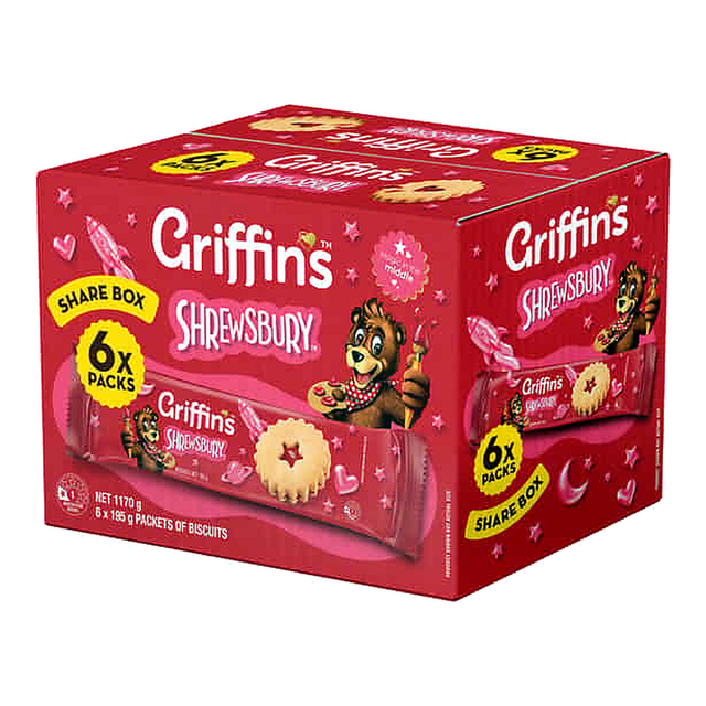 Griffin's Shrewsbury Biscuits (195 g x 6 pk)
